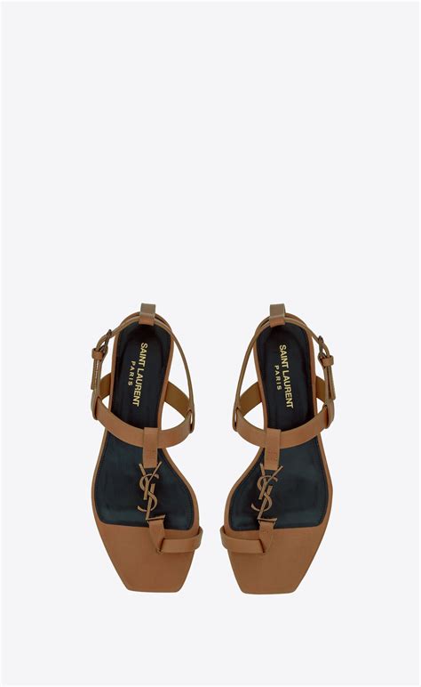 ysl flat sandals women.